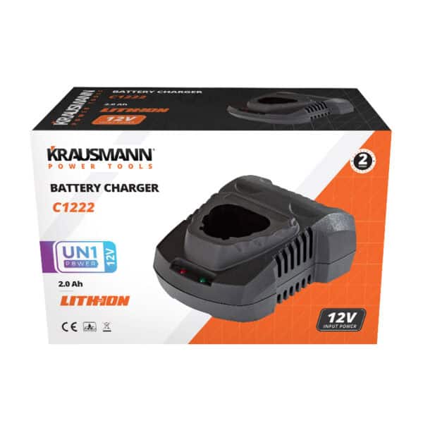 ΦΟΡΤΙΣΤΗΣ ΜΠΑΤΑΡΙΑΣ LI-ION UNIPOWER 2.0A 12V KRAUSMANN C1222 - Image 2