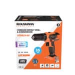 ΔΡΑΠΑΝΟ ΚΡΟΥΣΤΙΚΟ UNIPOWER 2 ΤΑΧΥΤΗΤΩΝ 13mm 20V KRAUSMANN U70020-00 - Image 4