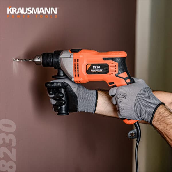 ΔΡΑΠΑΝΟ ΗΛΕΚΤΡΙΚΟ ΚΡΟΥΣΤΙΚΟ 13mm 1050W KRAUSMANN 8230 - Image 2