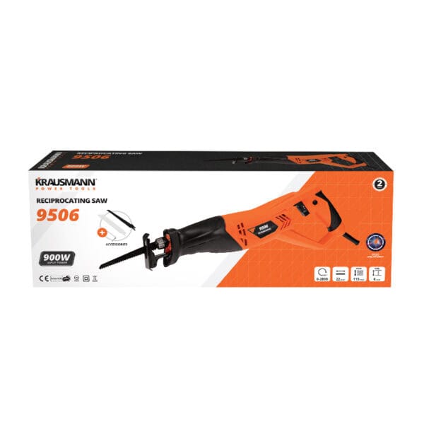 ΣΕΓΑΤΣΑ ΗΛΕΚΤΡΙΚΗ ΜΕ ΤΑΧΥΤΗΤΕΣ 900W KRAUSMANN 9506 - Image 3