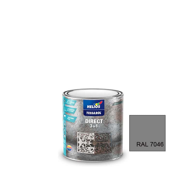 HEL00-20-3401 ΑΝΤΙΣΚΩΡΙΑΚΟ ΧΡΩΜΑ 3 ΣΕ 1 RAL7046 0.2lt TESSAROL - Image 1
