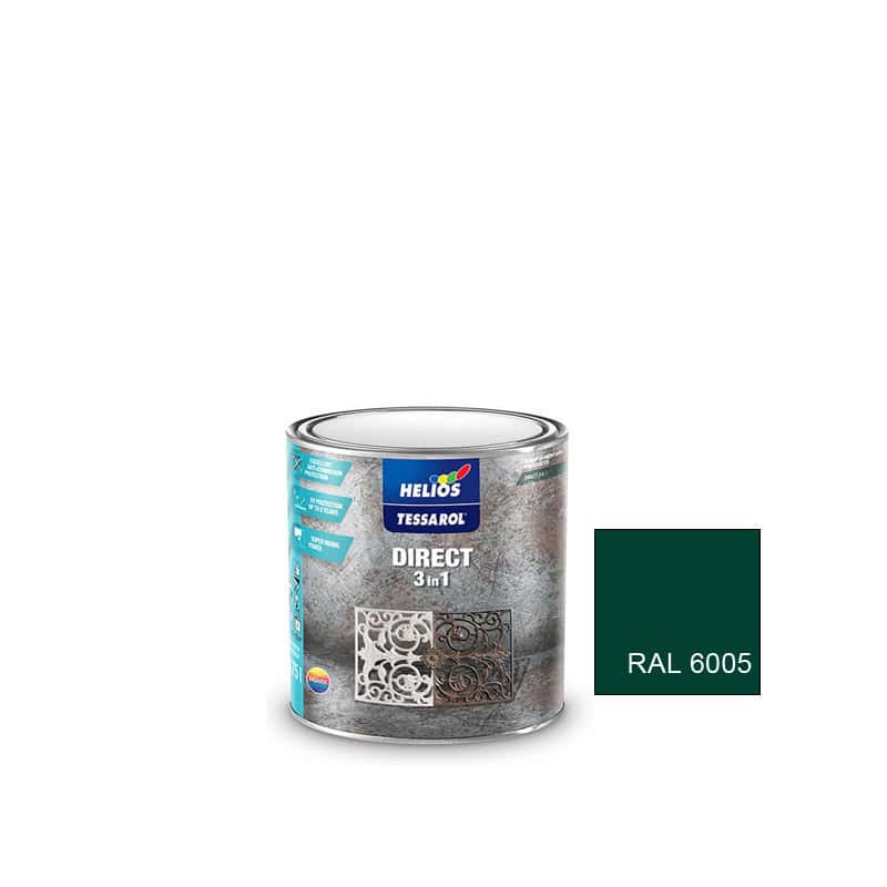 HEL00-20-3501 ΑΝΤΙΣΚΩΡΙΑΚΟ ΧΡΩΜΑ 3 ΣΕ 1 RAL6005 0.2lt TESSAROL - Image 1