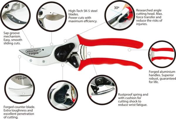 ΨΑΛΙΔΙ ΚΗΠΟΥ ΕΠΑΓΓΕΛΜΑΤΙΚΟ AQUACRAFT 330500 - Image 4