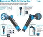 ΠΙΣΤΟΛΙ ΝΕΡΟΥ ΕΡΓΟΝΟΜΙΚΟ 4 ΨΕΚΑΣΜΩΝ AQUACRAFT 770470 - Image 4