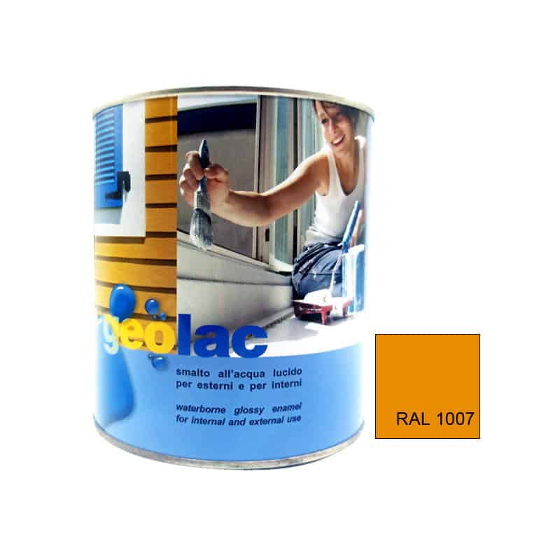 ALC00-75-243 ΡΙΠΟΛΙΝΗ ΝΕΡΟΥ RAL1007 ΓΥΑΛΙΣΤΕΡΗ 0.75lt ALCEA - Image 1