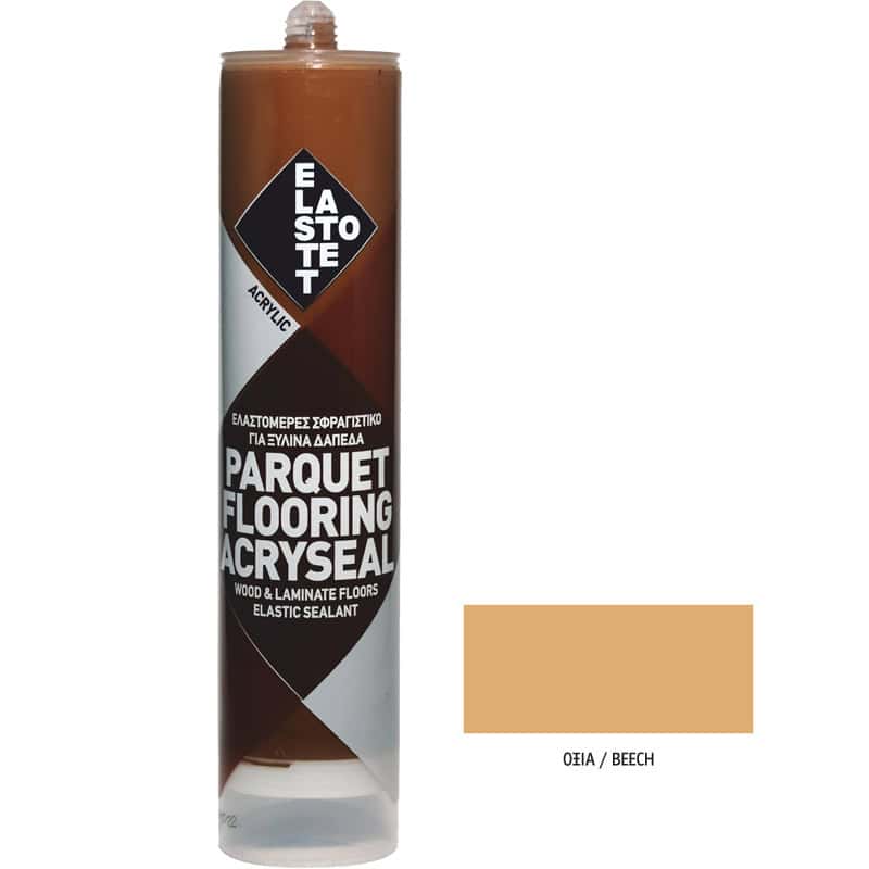 HEX01-55-7050 ELASTOTET PARQUET FLOORING ACRYSEAL ΑΚΡΥΛΙΚΟ ΣΦΡΑΓΙΣΤΙΚΟ ΞΥΛΟΥ ΟΞΙΑ BEECH 280ml - Image 1