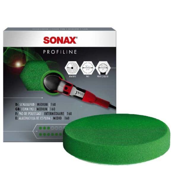 PROFILINE ΣΦΟΥΓΓΑΡΙ ΓΥΑΛΙΣΜΑΤΟΣ ΜΕΣΑΙΟ ΠΡΑΣΙΝΟ 160mm SONAX - Image 2