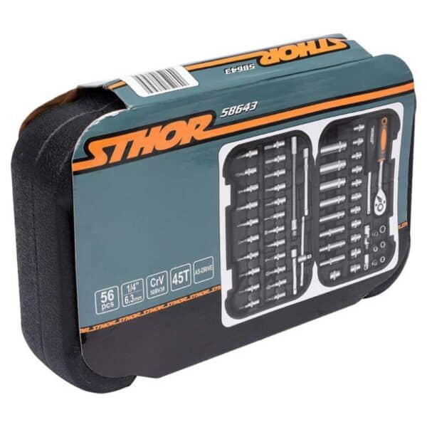 ΚΑΣΕΤΙΝΑ ΚΑΡΥΔΑΚΙΑ 1/4" ΣΕΤ 38τμχ. STHOR - Image 3