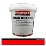 ISOMAT BASIC COLORS ΚΟΚΚΙΝΟ 0.75lt
