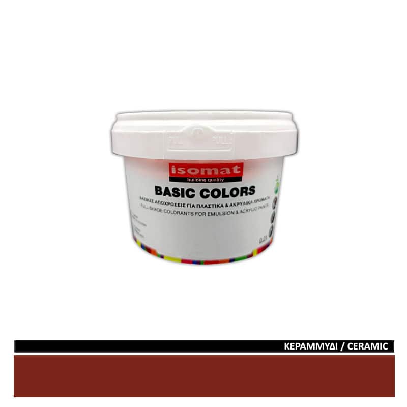 ISO00-20-5020 ISOMAT BASIC COLORS ΚΕΡΑΜΙΔΙ 0.2lt - Image 1