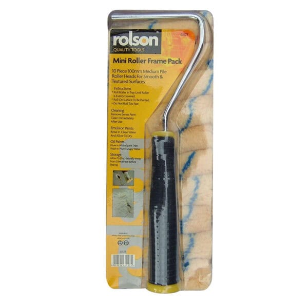 ΡΟΛΑ PERLON 10cm ΜΕ ΧΕΙΡΟΛΑΒΗ ΣΕΤ 10 ΤΜΧ 61127 ROLSON - Image 2