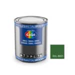 ΒΕΡΝΙΚΟΧΡΩΜΑ ΔΙΑΛΥΤΟΥ RAL6001 0.65lt COLOR ENAMEL