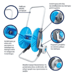 ΑΝΕΜΗ ΤΡΟΧΗΛΑΤΗ ΛΑΣΤΙΧΟΥ ΠΟΤΙΣΜΑΤΟΣ AQUACRAFT 990031 - Image 2