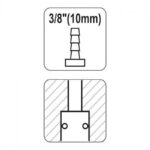 ΤΑΧΥΣΥΝΔΕΣΜΟΣ ΘΥΛΗΚΟ 3/8Χ1/4 YATO YT-2397 - Image 2