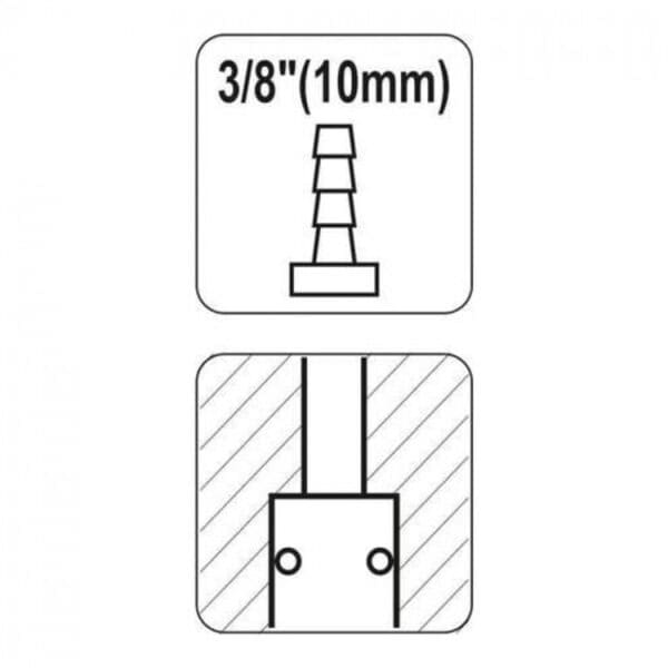ΤΑΧΥΣΥΝΔΕΣΜΟΣ ΘΥΛΗΚΟ 3/8Χ1/4 YATO YT-2397 - Image 2
