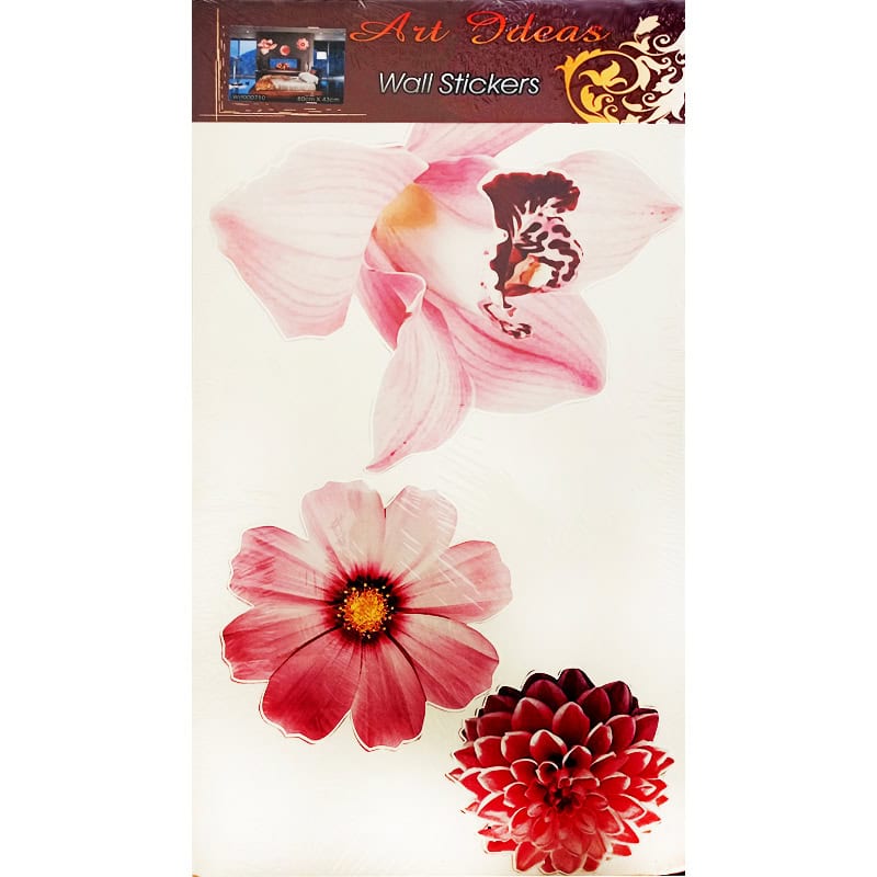 oplus_32 ΔΙΑΦΟΡΑ ΑΥΤΟΚΟΛΛΗΤΑ ΜΕ ΛΟΥΛΟΥΔΙΑ 80X43cm - Image 1