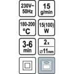 ΠΙΣΤΟΛΙ ΘΕΡΜΟΚΟΛΛΑΣ STHOR 73052 - Image 2