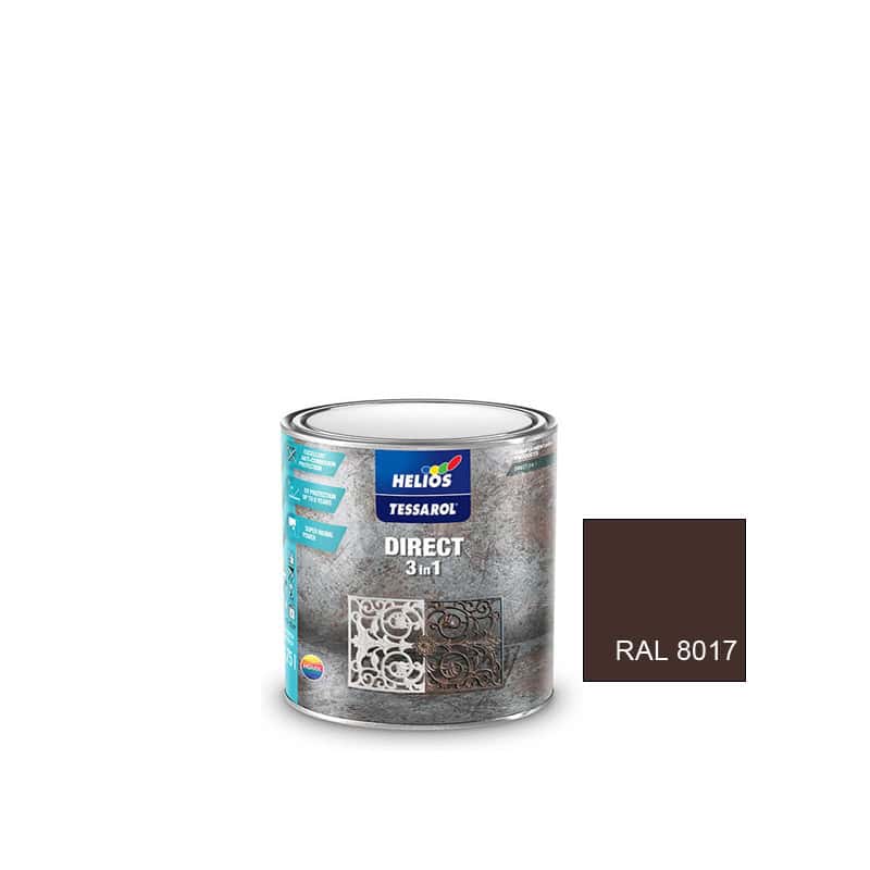 HEL00-20-3102 ΑΝΤΙΣΚΩΡΙΑΚΟ ΧΡΩΜΑ 3 ΣΕ 1 RAL8017 0.2lt TESSAROL - Image 1