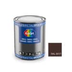 ΒΕΡΝΙΚΟΧΡΩΜΑ ΔΙΑΛΥΤΟΥ RAL8017 0.65lt COLOR ENAMEL