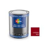 ΒΕΡΝΙΚΟΧΡΩΜΑ ΔΙΑΛΥΤΟΥ CHERRY RED 0.65lt COLOR ENAMEL
