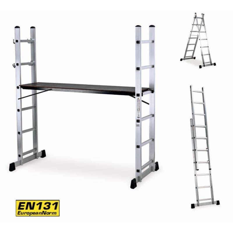 BIC14-05-406 ΣΚΑΛΑ - ΣΚΑΛΩΣΙΑ ΑΛΟΥΜΙΝΙΟΥ 2x6 GARDEN FRIEND S1405406 - Image 1