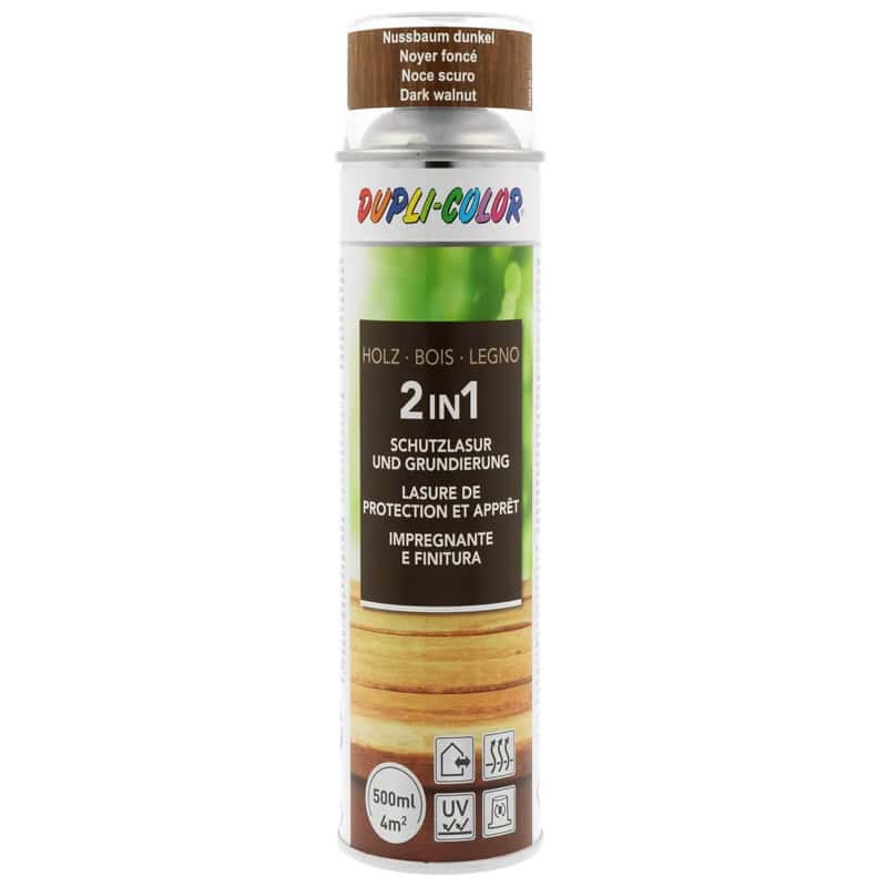 DUP00-50-1507 OK DUPLI COLOR ΧΡΩΜΑ ΚΑΙ ΒΕΡΝΙΚΙ ΞΥΛΟΥ 2 ΣΕ 1 ΚΑΡΥΔΙΑ ΣΚΟΥΡΑ - DARK WALNUT 500ml - Image 1