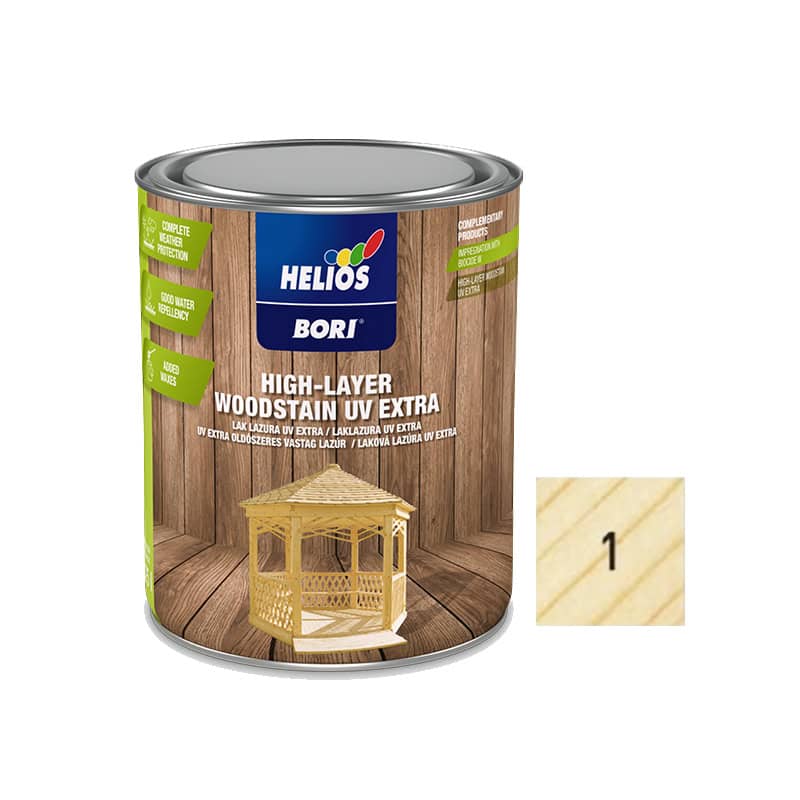 HEL00-75-9300 ΒΕΡΝΙΚΙ ΕΜΠΟΤΙΣΜΟΥ ΓΥΑΛΙΣΤΕΡΟ ΜΕ ΚΕΡΙ ΔΙΑΦΑΝΟ 0.75lt HIGH-LAYER UV EXTRA - Image 1