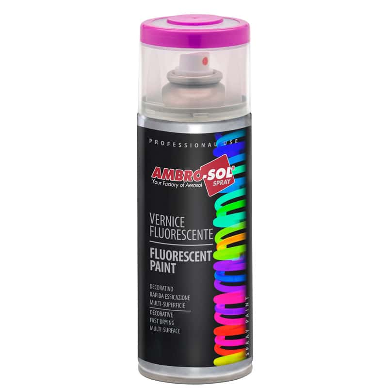 AMB00-40-6602 ΣΠΡΕΙ ΒΑΦΗΣ FLUORESCENT ΦΩΣΦΟΡΙΖΕ ΦΟΥΞΙΑ AMBRO-SOL 400ml - Image 1