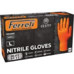 ΓΑΝΤΙΑ ΝΙΤΡΙΛΙΟΥ ΠΟΡΤΟΚΑΛΙ FERRELI 50ΤΜΧ L