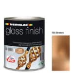 ΒΕΡΝΙΚΟΧΡΩΜΑ GLOSS FINISH No 135 ΜΠΡΟΝΖΕ 750ml VERNILAC