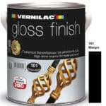 ΒΕΡΝΙΚΟΧΡΩΜΑ GLOSS FINISH No 101 ΜΑΥΡΟ 2.5lt VERNILAC