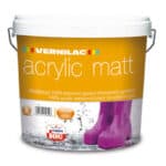 ACRYLIC MATT ΛΕΥΚΟ 9lt VERNILAC