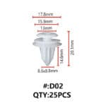 ΚΛΙΠ ΚΑΜΠΙΝΑΣ ΑΥΤΟΚΙΝΗΤΟΥ D02