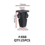 ΚΛΙΠ ΚΑΜΠΙΝΑΣ ΑΥΤΟΚΙΝΗΤΟΥ K66