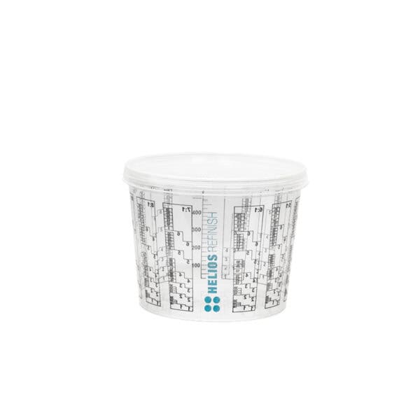 ΔΟΧΕΙΟ ΜΙΞΗΣ ΜΕ ΚΑΠΑΚΙ 750ml ΣΕ ΑΝΑΛΟΓΙΑ 1:1 ΕΩΣ 11:1 HELIOS REFINISH - Image 2