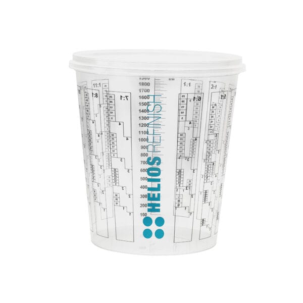 ΔΟΧΕΙΟ ΜΙΞΗΣ ΜΕ ΚΑΠΑΚΙ 2300ml ΣΕ ΑΝΑΛΟΓΙΑ 1:1 ΕΩΣ 11:1 HELIOS REFINISH - Image 2