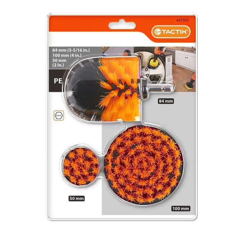 PPD00-00-7303 ΣΕΤ ΒΟΥΡΤΣΕΣ ΚΑΘΑΡΙΣΜΟΥ ΜΕ ΑΞΟΝΑΚΙ 3τμχ - Image 1