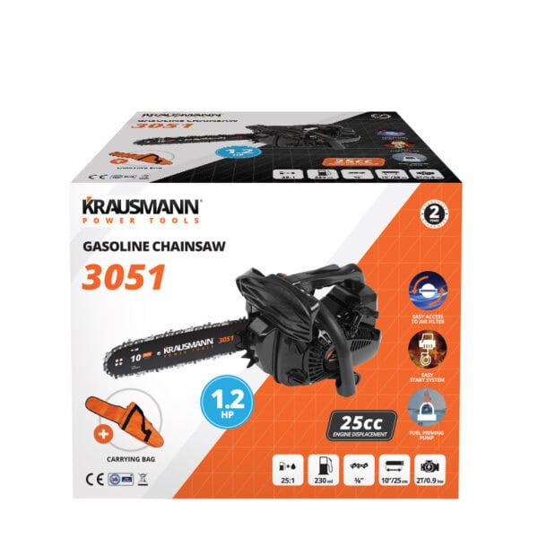 ΑΛΥΣΟΠΡΙΟΝΟ ΒΕΝΖΙΝΗΣ 25.4cc KRAUSMAN 3051 - Image 3