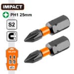 ΜΥΤΕΣ ΜΑΓΝΗΤΙΚΕΣ ΜΑΥΡΕΣ PH1 25mm 2ΤΜΧ  HOJITA - Image 2