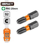 ΜΥΤΕΣ ΜΑΓΝΗΤΙΚΕΣ ΜΑΥΡΕΣ PH3 25mm 2ΤΜΧ HOJITA - Image 2