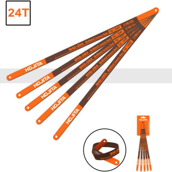 ΔΙΜΕΤΑΛΛΙΚΕΣ ΛΑΜΕΣ ΠΡΙΟΝΙΟΥ 300mm ΣΕΤ 5TMX. HOJITA - Image 2