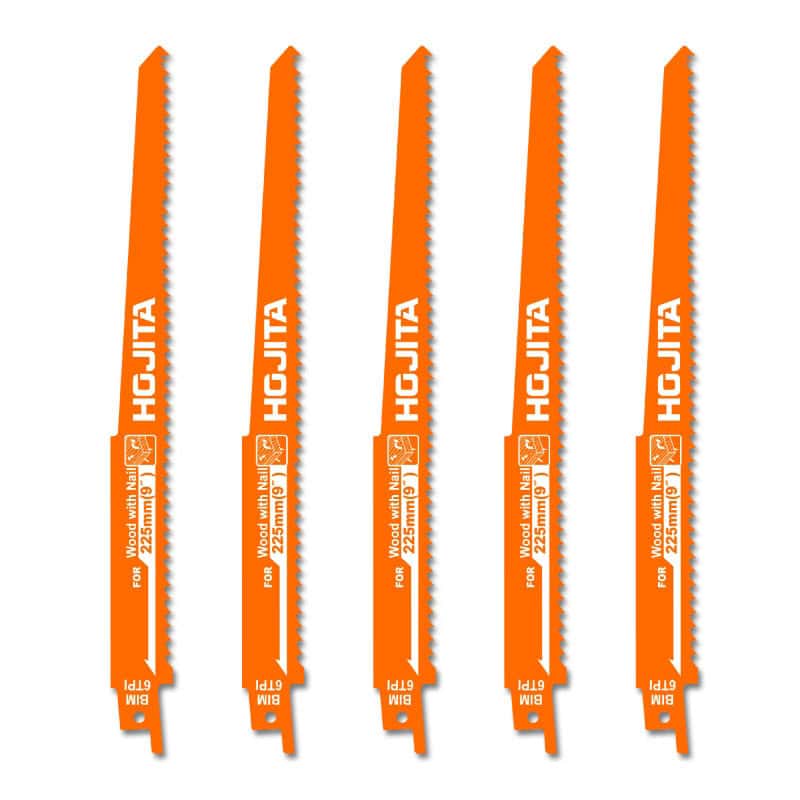 HOJ00-00-1111 1 ΛΑΜΕΣ ΣΠΑΘΟΣΕΓΑΣ ΞΥΛΟΥ ΜΕ ΚΑΡΦΙΑ 225mm ΣΕΤ 5ΤΜΧ HOJITA - Image 1