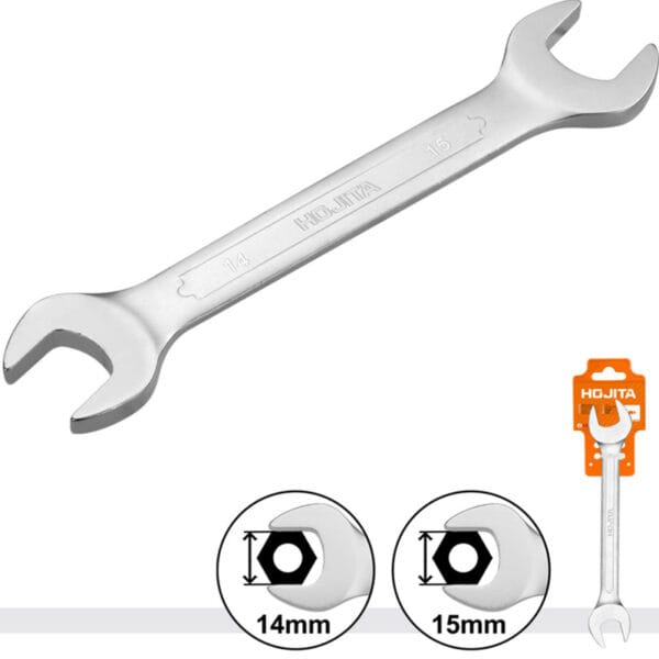 ΚΛΕΙΔΙ ΓΕΡΜΑΝΙΚΟ Cr-V 14X15mm HOJITA - Image 2