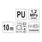 ΣΠΙΡΑΛ ΑΕΡΟΣ 5.5x8 10m YATO YT-24202 - Image 2