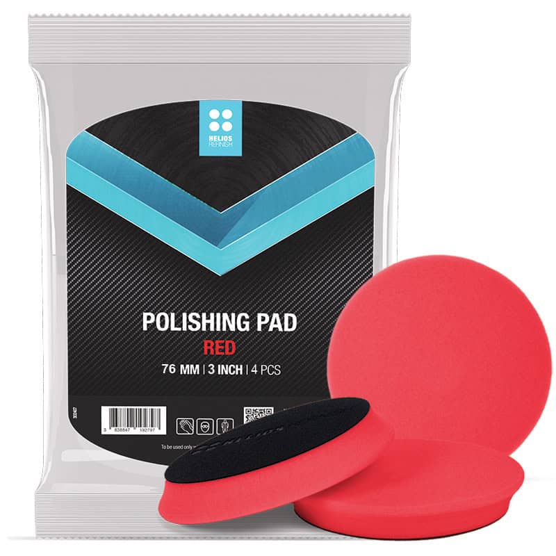 ΣΦΟΥΓΓΑΡΙ 76mm 302407-Polishing-Pad-Red-76-Bag ΚΟΚΚΙΝΟ ΣΦΟΥΓΓΑΡΙ HELIOS REFINISH 76/100 mm - Image 1
