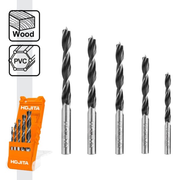 ΤΡΥΠΑΝΙΑ ΞΥΛΟΥ ΣΕΤ 5ΤΜΧ HOJITA - Image 2