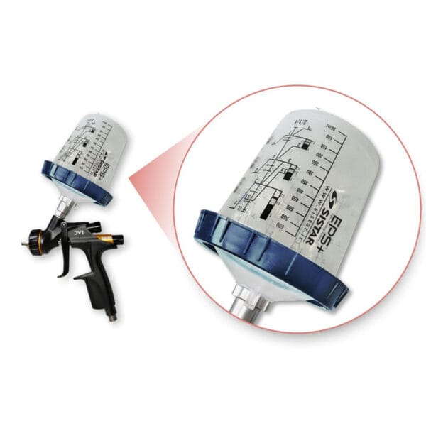 KIT ΔΟΧΕΙΩΝ ΠΙΣΤΟΛΙΟΥ ΜΙΑΣ ΧΡΗΣΗΣ 190μm 400ml Mini EPS+ - Image 3