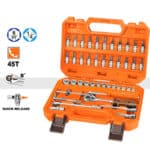 ΚΑΣΤΑΝΙΑ 1/4" ΜΕ ΚΑΡΥΔΑΚΙΑ ΣΕΤ 46ΤΜΧ HOJITA - Image 2