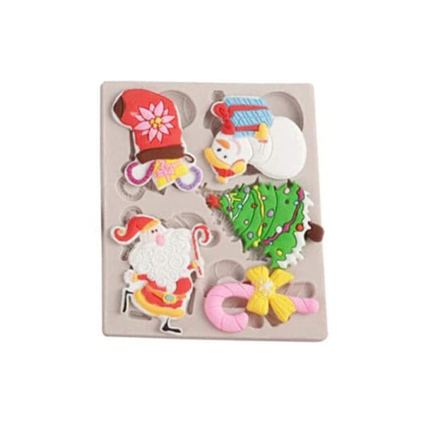 ΚΑΛΟΥΠΙ ΣΙΛΙΚΟΝΗΣ ΧΡΙΣΤΟΥΓΕΝΝΙΑΤΙΚΑ ΜΟΤΙΒΑ 10x12cm - Image 3