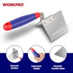 ΜΥΣΤΡΙ ΓΩΝΙΑΚΟ (ΕΞΩΤΕΡΙΚΕΣ ΓΩΝΙΕΣ) 89×60,5mm ΠΛΑΣΤΙΚΗ ΛΑΒΗ INOX WP323018 WORKPRO - Image 2